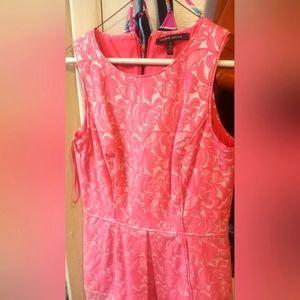 Beautiful Pink embroidered flower dress Cynthia Steffe Size 10